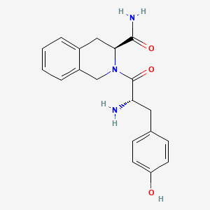 Chemical structure of H-Tyr-L-1,2,3,4-tetrahydroisoquinoline-3-carboxamide.HCl