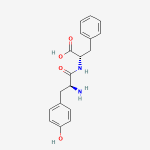 Chemical structure of H-Tyr-Phe-OH