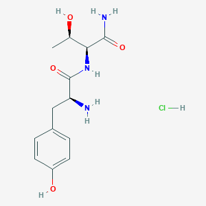 Chemical structure of H-Tyr-Thr-NH₂