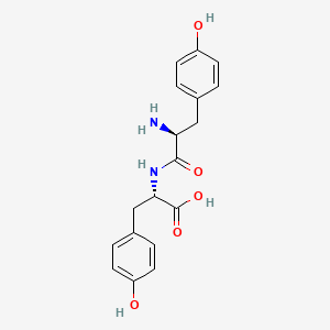 Chemical structure of H-Tyr-Tyr-OH