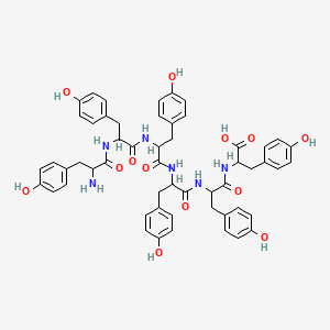 Chemical structure of Hexa-L-tyrosine