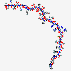Chemical structure of Human Growth Hormone (1-43)