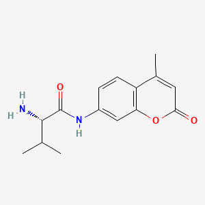 Chemical structure of H-Val-AMC