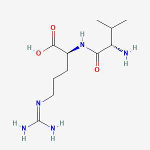 Chemical structure of H-Val-Arg-OH