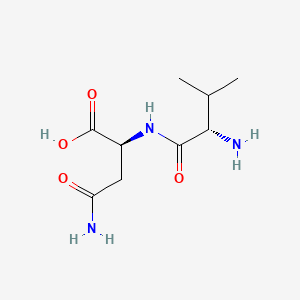 Chemical structure of H-Val-Asn-OH