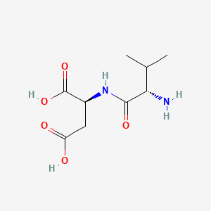 Chemical structure of H-Val-Asp-OH