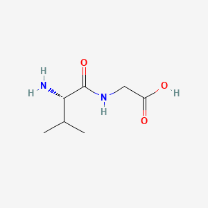 Chemical structure of H-Val-Gly-OH