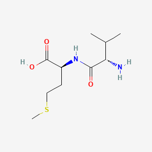 Chemical structure of H-Val-Met-OH