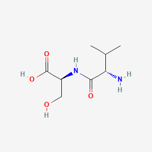 Chemical structure of H-Val-Ser-OH