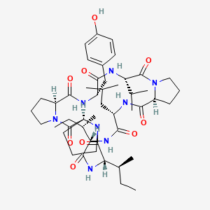 Chemical structure of Hymenistatin I