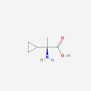 Chemical structure of H-α-cyclopropyl-Ala-OH · HCl