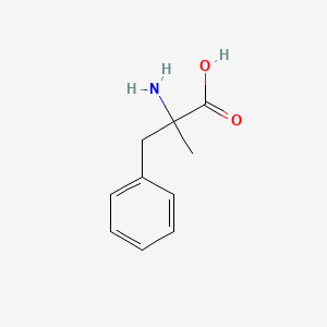 Chemical structure of H-α-Me-DL-Phe-OH