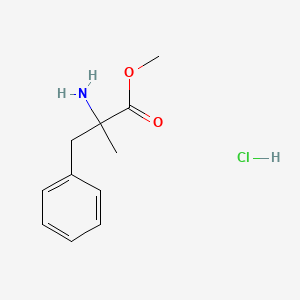 Chemical structure of H-α-Me-DL-Phe-OMe · HCl