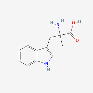 Chemical structure of H-α-Me-DL-Trp-OH