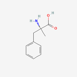 Chemical structure of H-α-Me-D-Phe-OH
