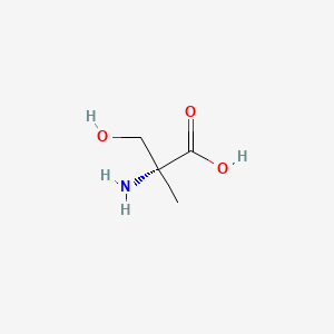 Chemical structure of H-α-Me-D-Ser-OH