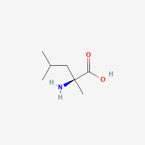 Chemical structure of H-α-Me-Leu-OH