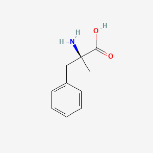 Chemical structure of H-α-Me-Phe-OH