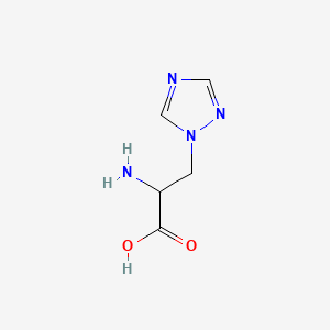 Chemical structure of H-β-(1,2,4-Triazol-1-yl)-DL-Ala-OH