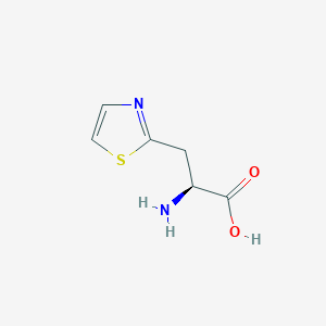 Chemical structure of H-β-(2-Thiazolyl)-Ala-OH