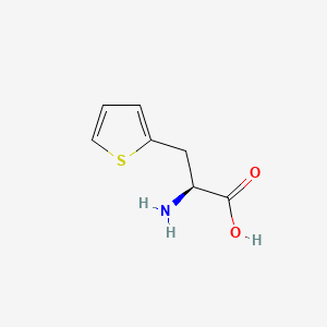 Chemical structure of H-β-(2-Thienyl)-Ala-OH