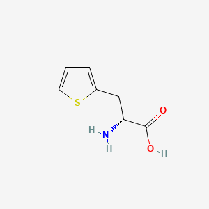 Chemical structure of H-β-(2-Thienyl)-D-Ala-OH