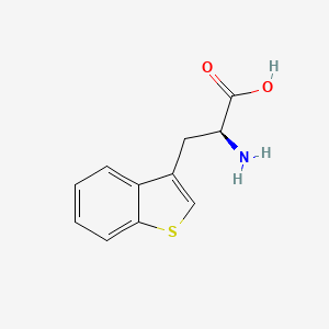 Chemical structure of H-β-(3-Benzothienyl)-Ala-OH
