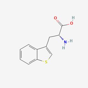 Chemical structure of 3-(3-Benzothienyl)-D-alanine