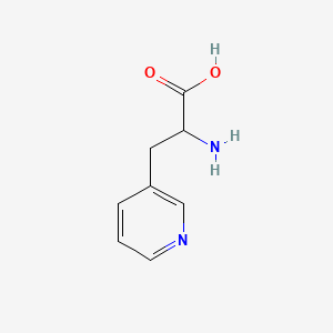 Chemical structure of H-β-(3-Pyridyl)-DL-Ala-OH