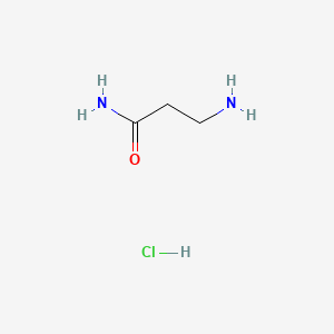 Chemical structure of H-β-Ala-NH₂ · HCl