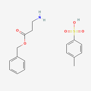 Chemical structure of H-β-Ala-OBzl · p-tosylate