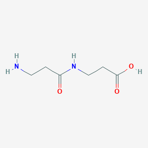 Chemical structure of H-β-Ala-β-Ala-OH