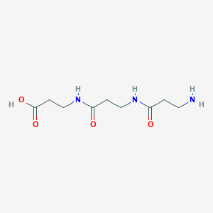 Chemical structure of H-β-Ala-β-Ala-β-Ala-OH