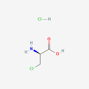 Chemical structure of H-β-Chloro-D-Ala-OH · HCl