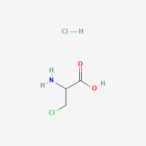 Chemical structure of H-β-Chloro-DL-Ala-OH · HCl