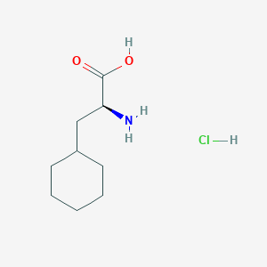 Chemical structure of H-β-Cyclohexyl-Ala-OH · HCl