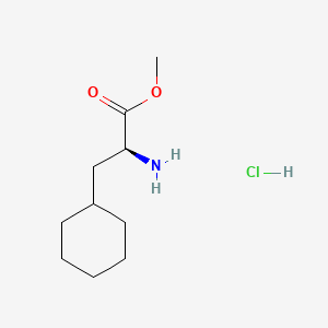 Chemical structure of H-β-Cyclohexyl-Ala-OMe · HCl