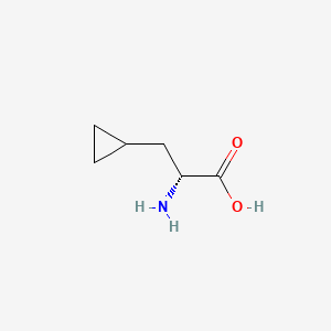 Chemical structure of D-Cyclopropylalanine