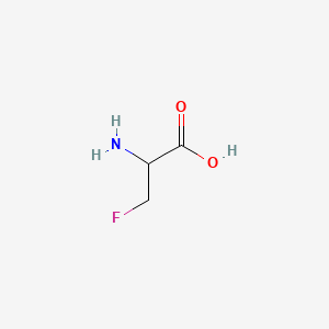 Chemical structure of 3-Fluoroalanine