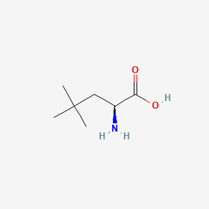 Chemical structure of H-β-tBu-Ala-OH