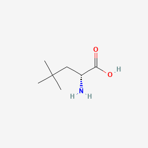 Chemical structure of H-β-tBu-D-Ala-OH