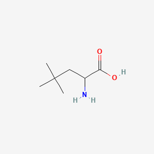 Chemical structure of H-β-tBu-DL-Ala-OH