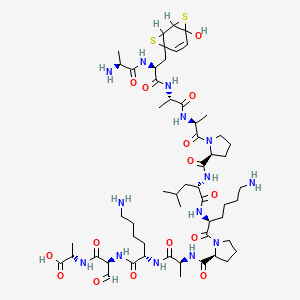 Chemical structure of IGF-I Analog