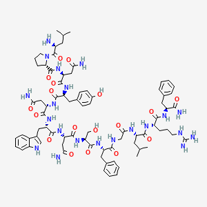 Chemical structure of Kisspeptin-13 (human)