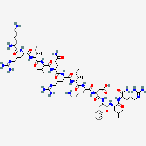 Chemical structure of KR-12 (human)