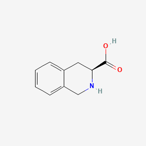 Chemical structure of L-1,2,3,4-Tetrahydroisoquinoline-3-carboxylic acid