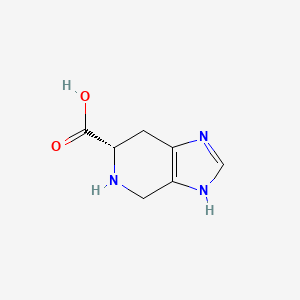 Chemical structure of L-4,5,6,7-Tetrahydro-1H-imidazo[4,5-c]pyridine-6-carboxylic acid