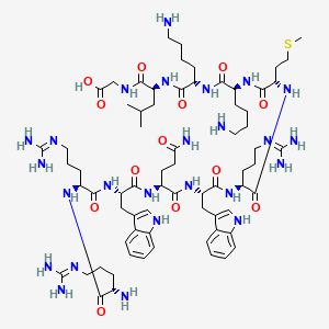 Chemical structure of Lactoferricin, bovine