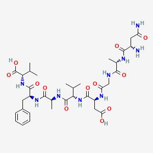 Chemical structure of Lactoferrin (322-329) (human)