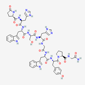 Chemical structure of LHRH II
